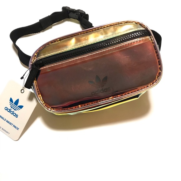 Adidas Iridescent Waist Bag Fanny Pack NWT - Picture 2 of 8